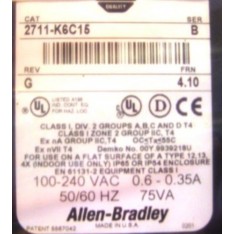 PanelView 600 2711-K6C15 Allen-Bradley