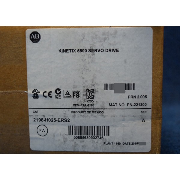 2198H025ERS2 Kinetix 5500 Servo Dri