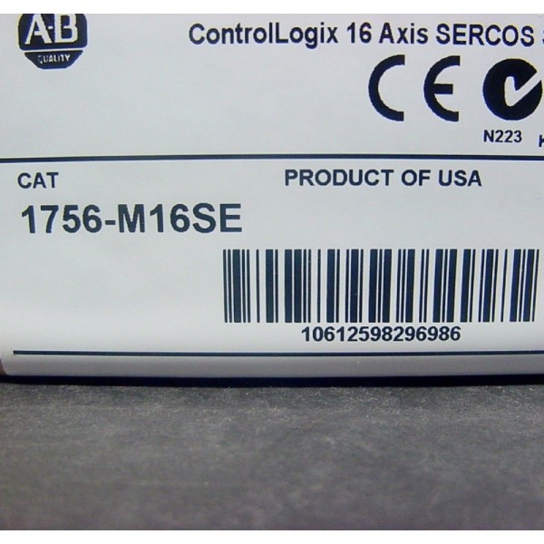 New In Box 1756-M16SE sercos module Allen Bradley Rockwell Automation