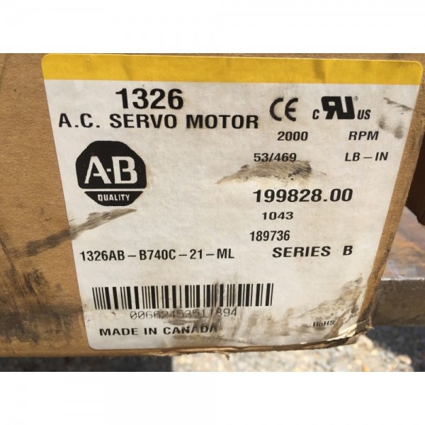1326AB-B740C-21-ML Servo Motor New in box""