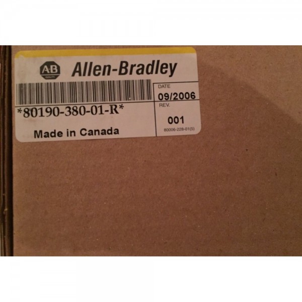 New in Factory sealed box Allen Bradley 80190-380-01-r