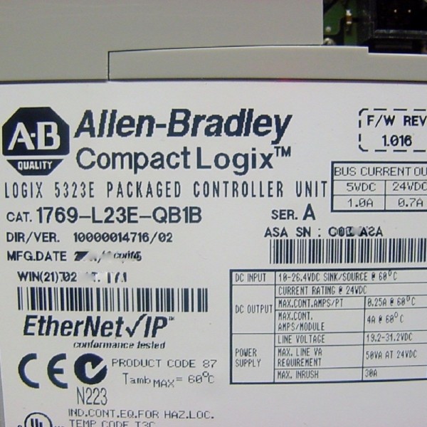 CompactLogix 512KB DI/O Controller