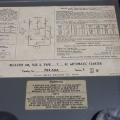 709-CAA AC Automatic Starter (Enclosure Only)
