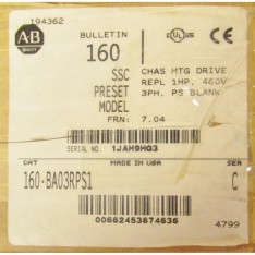 SSC Reset Module 460V 1 HP 160 BA03RPS1
