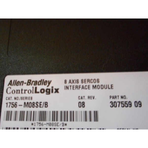 2015 ControlLogix 8 Ax SERCOS Interface