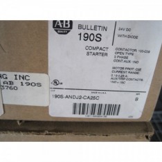 NEW ALLEN BRADLEY 190S-ANDJ2-CA25C COMPACT STARTER