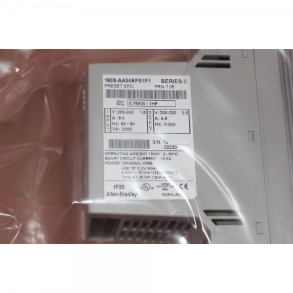NEW IN BOX 160SAA04NPS1P1 SER C