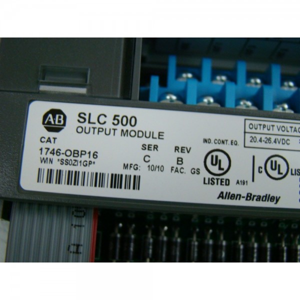Ser C SLC 500 Allen Bradley DC Output Module