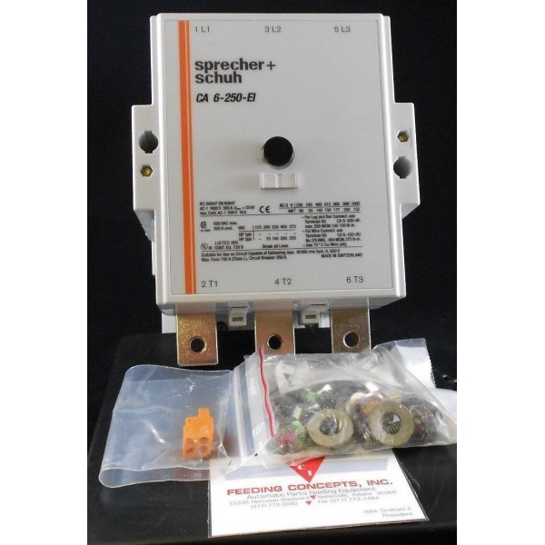 CONTACTOR FVNR 250A 3-POLE AC NEW IN THE BOX!