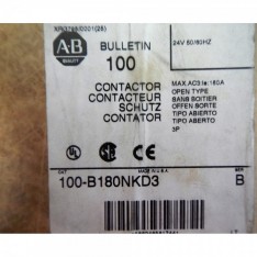 IEC Non-Reversing Contactor 180A 24V 50/60HZ 3-Phase