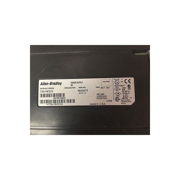 1756-PB72 /C ControlLogix Rack Mount Power Supply Qty