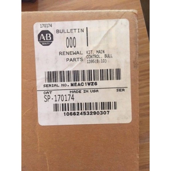 Kit,Main Control Bull 1395 (8.10)