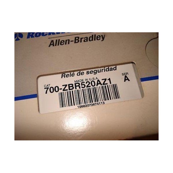 700-ZBR520AZ1 SER:A 120V Safety Relay NSFP