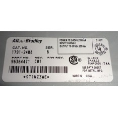 1791-24B8 SER B 24VDC I/0 MODULE