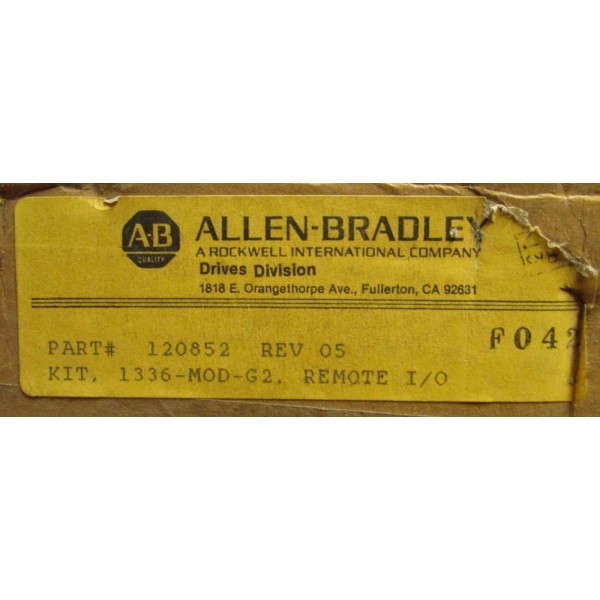 1336 M0D G2 1336 Drive Remote I/O Module