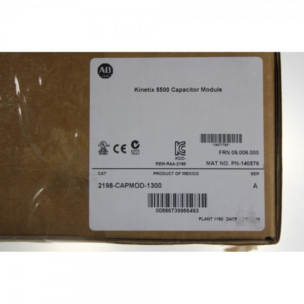 2198-CAPMOD-1300 / A Allen Bradley Kinetix 5500 Capacitor Module