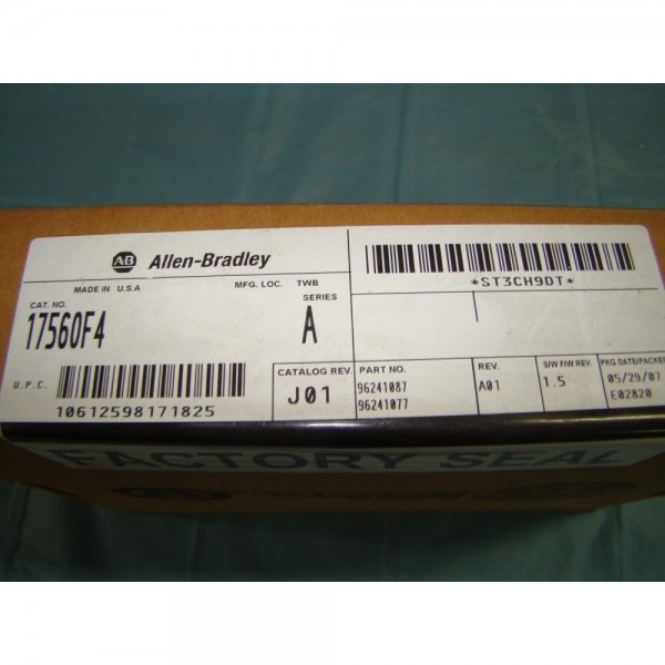 17560F4, Ser A, FACTORY SEALED