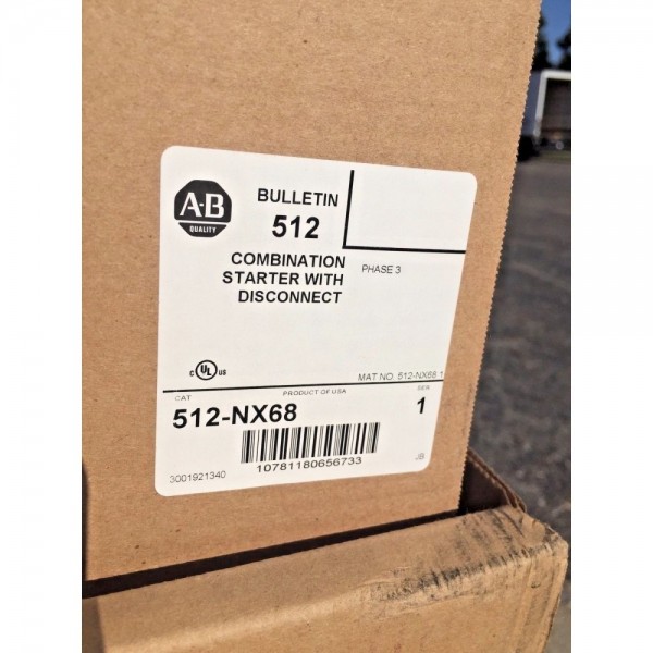 512-NX68 Motor Starter & Disconnect 3PH 460v NEMA 4 New