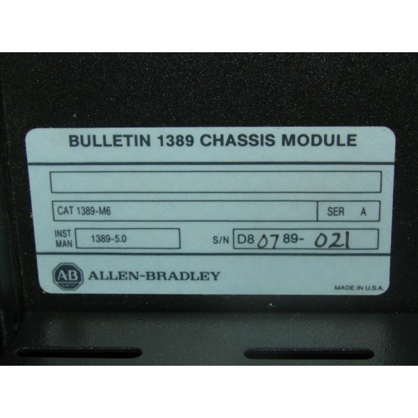 1389-M6 6-SLOT CHASSIS/RACK ****NIB****