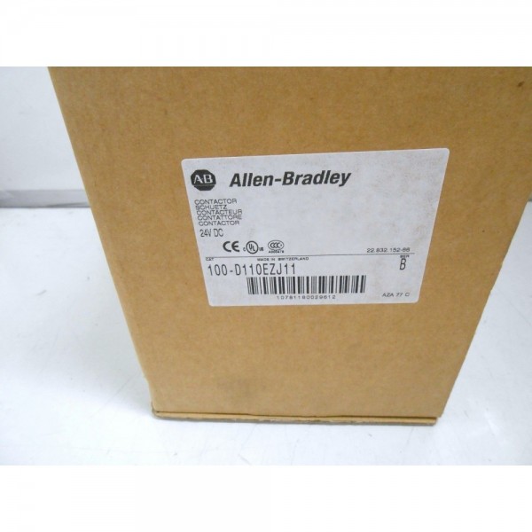 100-D110EZJ11 100-D CONTACTOR W/ELECTRIC COIL 110A 24VDC
