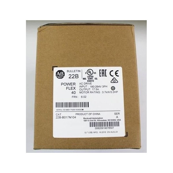 22B-B017N104 PowerFlex AC Drive 5HP AB