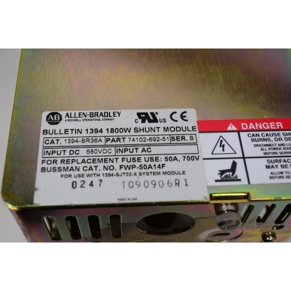1394-SR36A 1800W Shunt Module