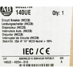 140UE-H2E4-D12 140UEH2E4D12 CIRC BREAKER