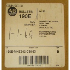 190E MNZ242 CB16X 24 VDC 1-1.6 Amp ECO Starter