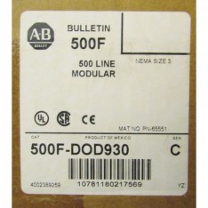 Size 3 Modular Series Contactor Only 110/120V 500F DOD930