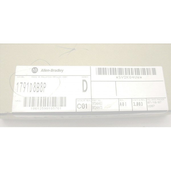 1791-D8B8P SER D I/O BLOCK