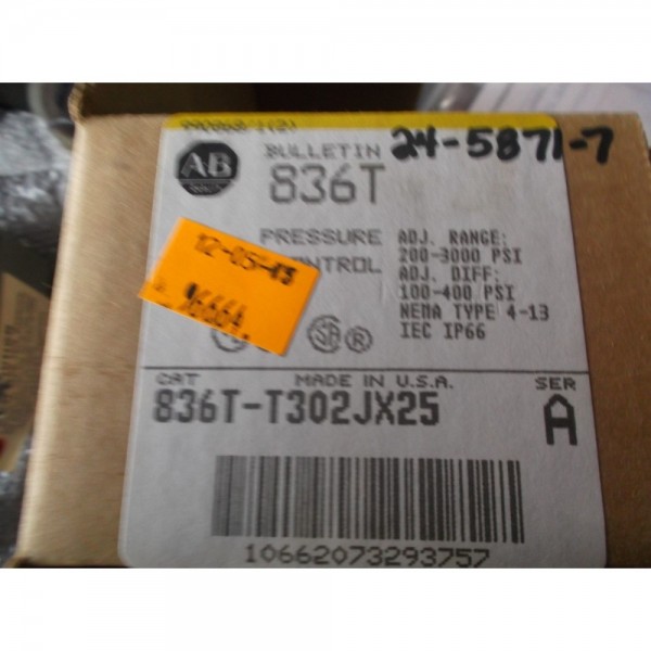 836T-T302JX25 (Surplus New In factory packaging)