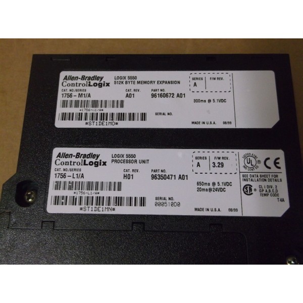 ControlLogix Processor 512KB F/W 1.2