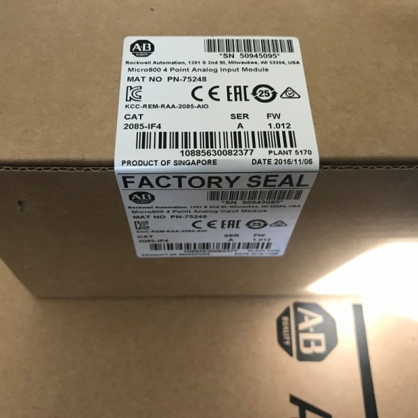 New Sealed Allen Bradley 2085-IF4 AB 2085-IF4 Micro800 Modules - Qnty Avail
