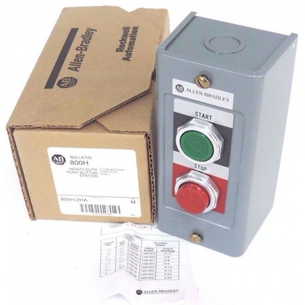 PUSHBUTTON STATION 800H2HA SER. M TYPE 1