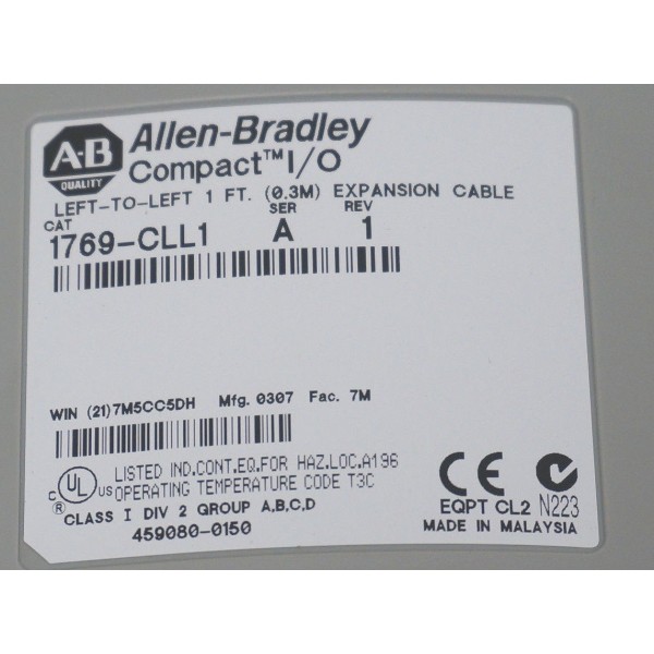 NEW IN SEALED BOX ALLEN BRADLEY 1769-CLL1 EXPANSION CABLE