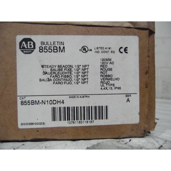 855BM-N10DH4 Series A 120MM Steady Beacon Factory Sealed