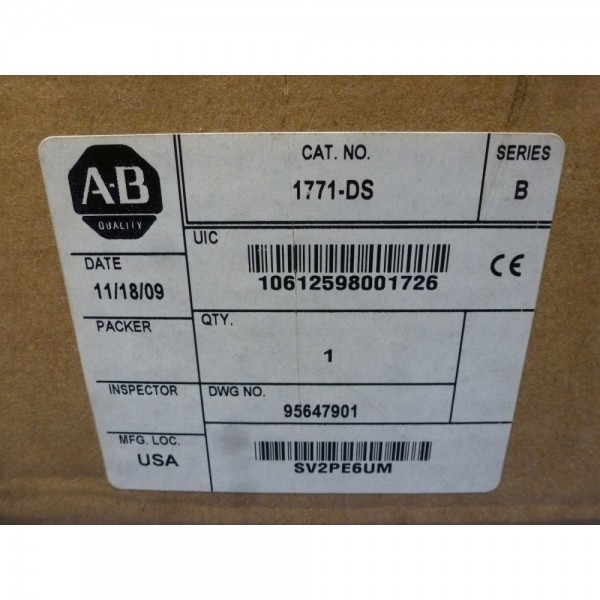 1771-DS /B 1771DS LATCHING INPUT MODULE