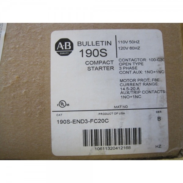 190S-END3-FC20C COMPACT STARTER