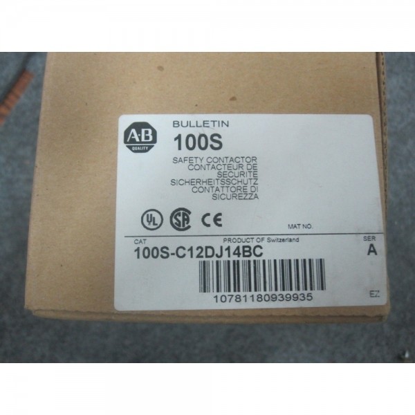 100S-C12DJ14BC SAFETY CONTACTOR