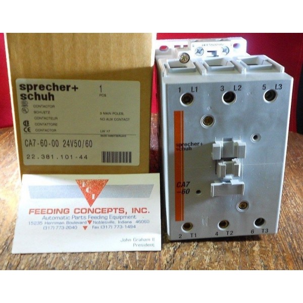 CONTACTOR CA7-60-00 24v COIL Allen Bradley CA7600024V NEW!