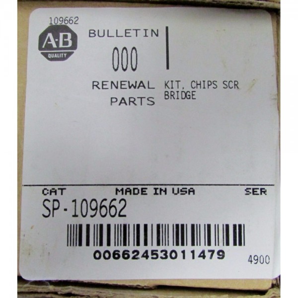 SP 109662 CHIPS SCR Bridge Kit Bulletin 000 Drive Renewal Part