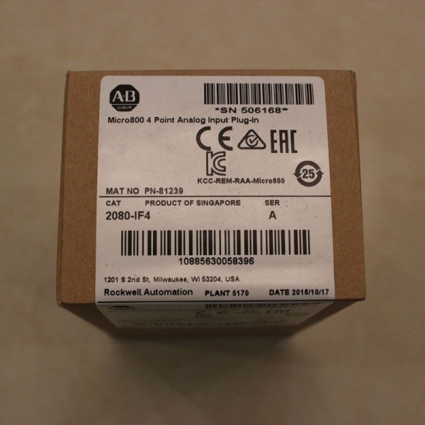 AB Plug-in Module 2080-IF4