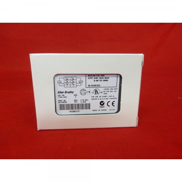 1734-OX2 *NIB* OUTPUT MODULE SER C REV C01 F/W R 3.003 (3E3)