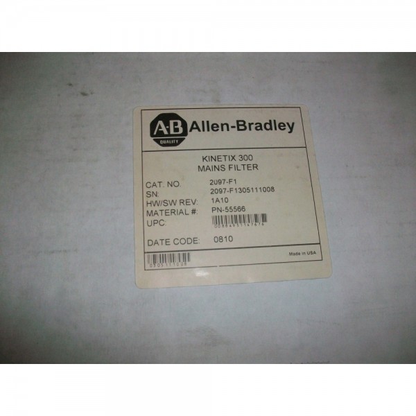 Kinetix 300 Mains Filter 2097-F1 Rev 1A10 NEW IN BOX