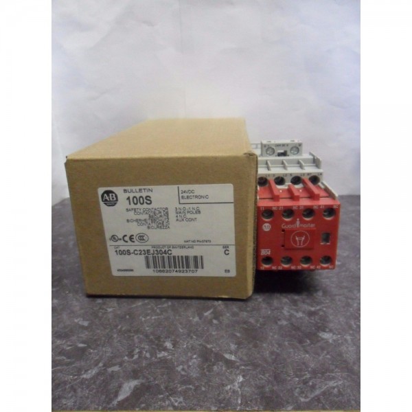 100S-C23EJ304C Safety Contactor 3 Pole 24VDC Series C NIB