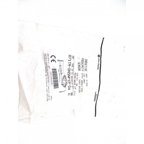 871TM-DN5NP18-D4 SERIES A INDUCTIVE PROXIMITY SENSOR