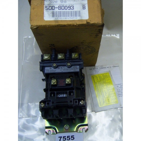 Contactor Sz 1 500-BOD93