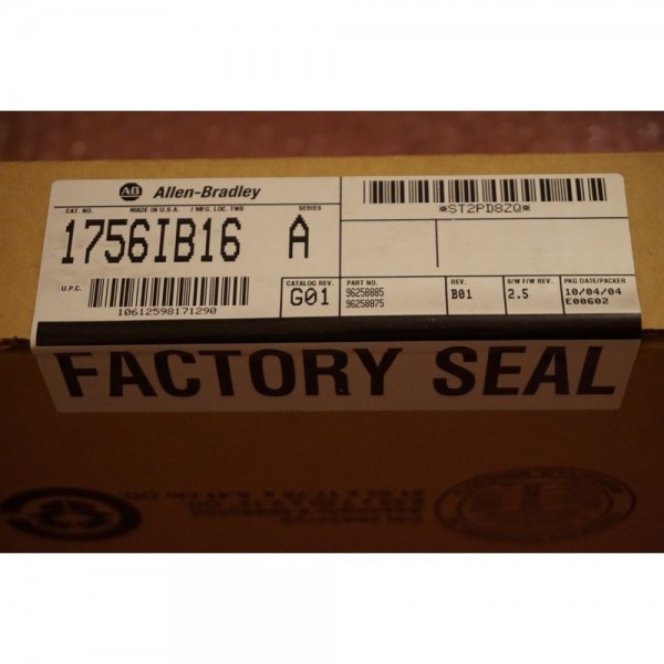 NEW Factory Sealed Allen Bradley 1756-IB16/A