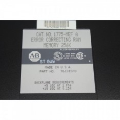 Allen-Bradley Error Correcting RAM Memory 256K 1775-MEF A