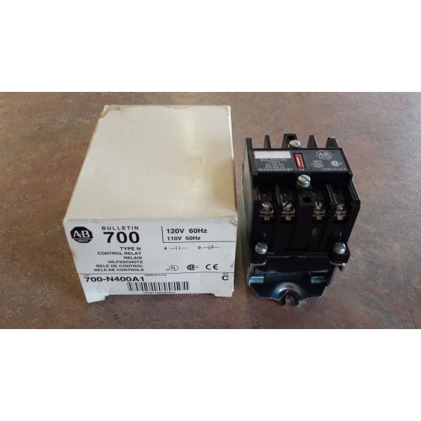 A-B ALLEN BRADLEY CONTROL RELAY 700N400A1